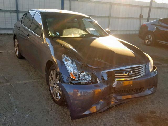 JNKCV61E09M302548 - 2009 INFINITI G37 BASE BLUE photo 1