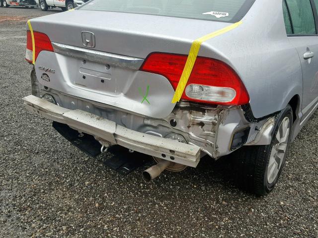 2HGFA1F92BH512703 - 2011 HONDA CIVIC EXL SILVER photo 9