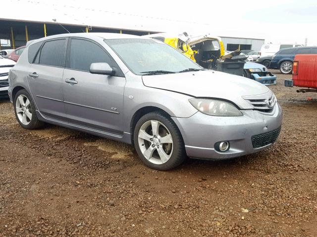 JM1BK143261530406 - 2006 MAZDA 3 HATCHBAC GRAY photo 1