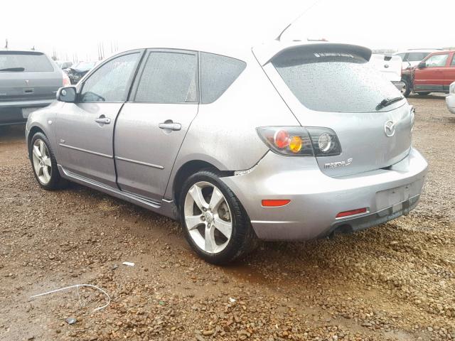 JM1BK143261530406 - 2006 MAZDA 3 HATCHBAC GRAY photo 3