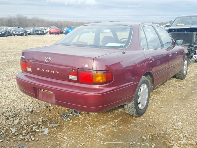 4T1BG12K9TU784891 - 1996 TOYOTA CAMRY DX MAROON photo 4