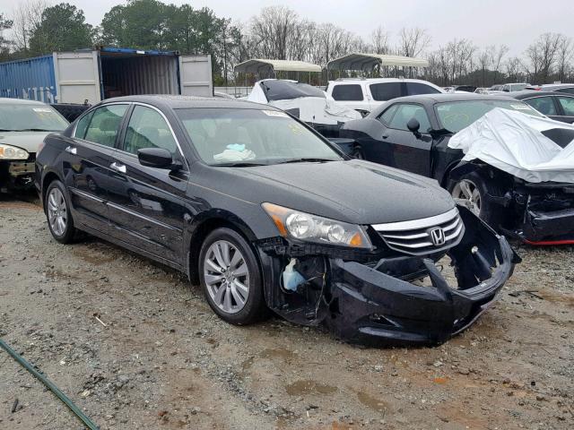 1HGCP3F87BA018713 - 2011 HONDA ACCORD EXL BLACK photo 1