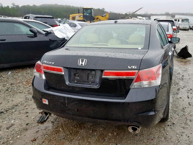 1HGCP3F87BA018713 - 2011 HONDA ACCORD EXL BLACK photo 9