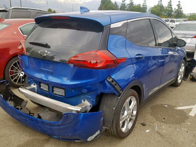 1G1FW6S04H4183991 - 2017 CHEVROLET BOLT EV LT BLUE photo 4