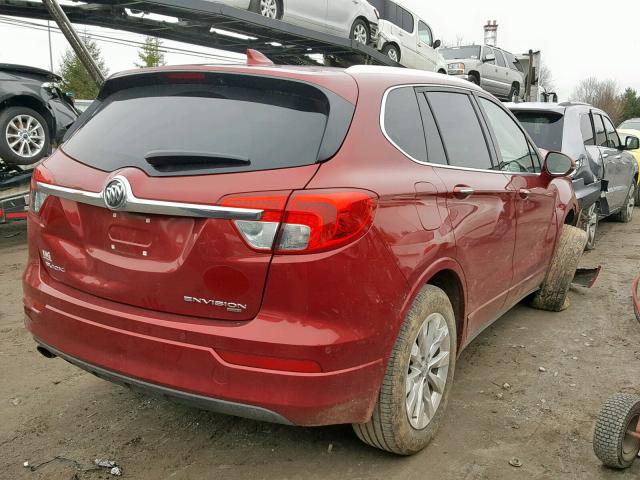 LRBFXDSA9HD067475 - 2017 BUICK ENVISION E RED photo 4