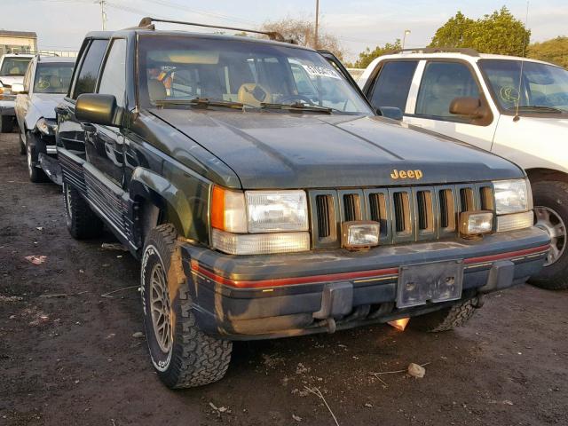 1J4GZ78Y6SC620578 - 1995 JEEP GRAND CHER GREEN photo 1