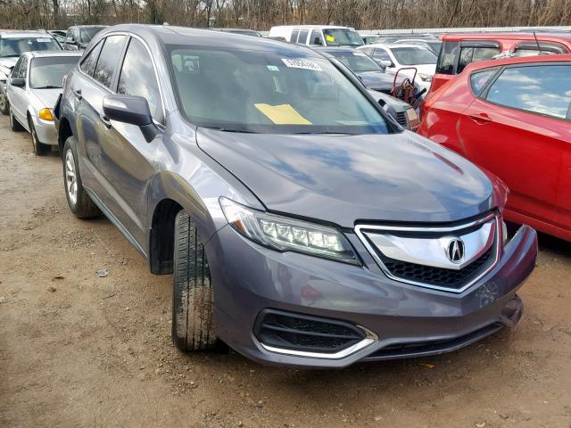 5J8TB4H50HL030237 - 2017 ACURA RDX TECHNO GRAY photo 1