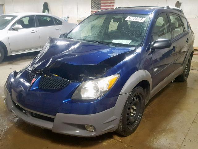 5Y2SL62863Z430590 - 2003 PONTIAC VIBE BLUE photo 2