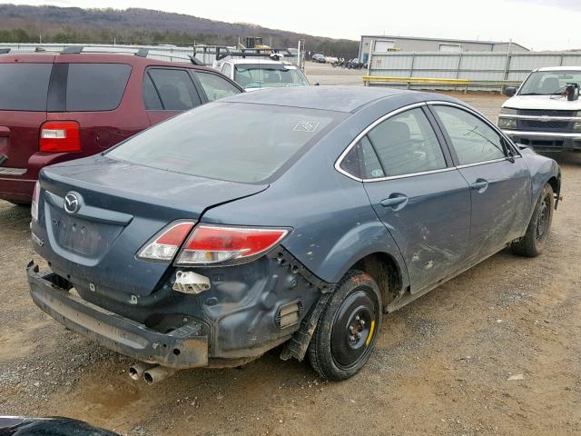 1YVHZ8BH9D5M09918 - 2013 MAZDA 6 SPORT BLUE photo 4