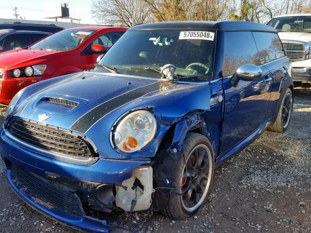 WMWMM33508TP89112 - 2008 MINI COOPER S C BLUE photo 2