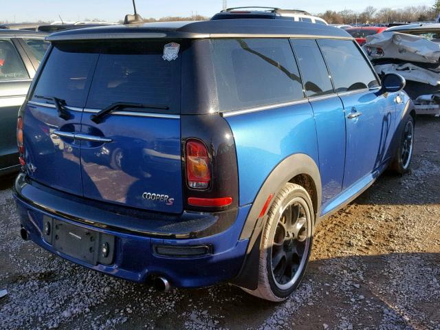 WMWMM33508TP89112 - 2008 MINI COOPER S C BLUE photo 4