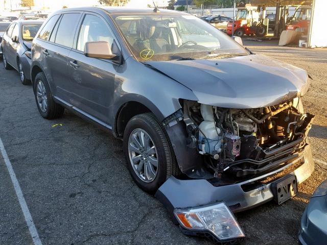 2FMDK3JC0ABB25792 - 2010 FORD EDGE SEL GRAY photo 1