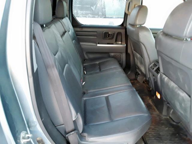 2HJYK16597H533391 - 2007 HONDA RIDGELINE BLUE photo 6