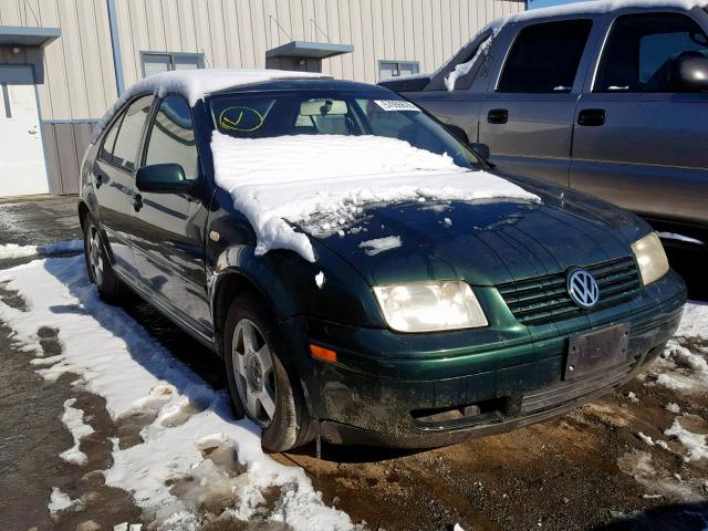 3VWSF29M9YM097410 - 2000 VOLKSWAGEN JETTA GLS GREEN photo 1