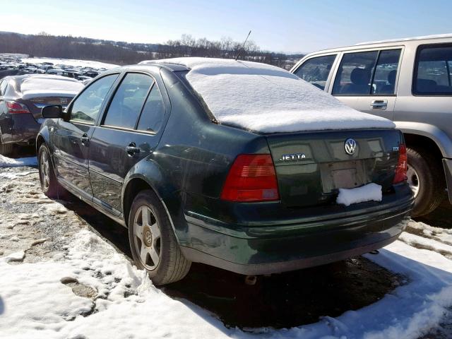 3VWSF29M9YM097410 - 2000 VOLKSWAGEN JETTA GLS GREEN photo 3