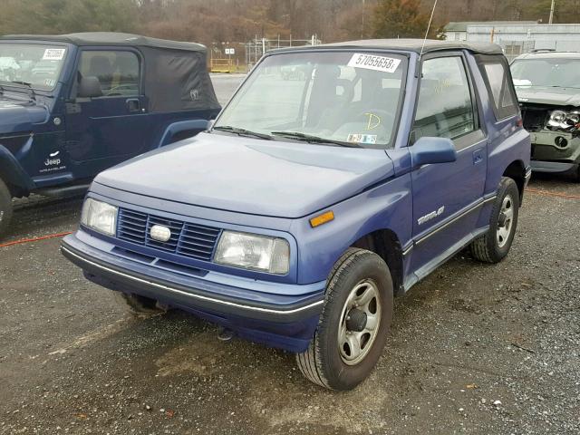 2CNBJ1861S6909827 - 1995 GEO TRACKER BLUE photo 2