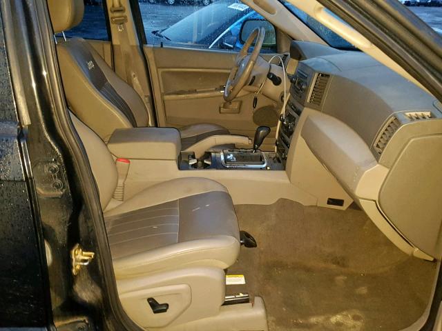 1J4HR48N75C649469 - 2005 JEEP GRAND CHER 黑色 照片 5