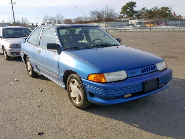 1FAPP1285MW295494 - 1991 FORD ESCORT GT BLUE photo 1