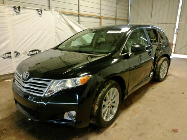 4T3ZA3BB4AU023833 - 2010 TOYOTA VENZA BASE BLACK photo 2