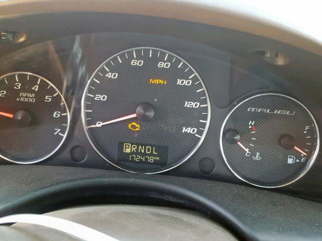 1G1ZS58F17F179270 - 2007 CHEVROLET MALIBU LS MAROON photo 8