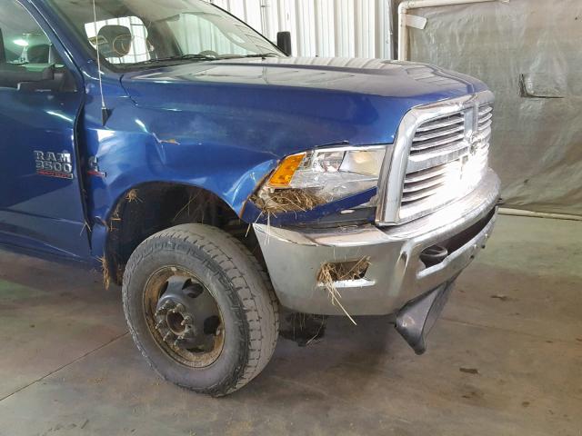 3C63RRLL8EG226438 - 2014 RAM 3500 SLT BLUE photo 9