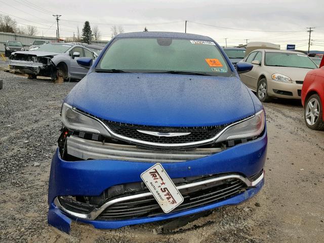 1C3CCCAB0FN680472 - 2015 CHRYSLER 200 LIMITE BLUE photo 9