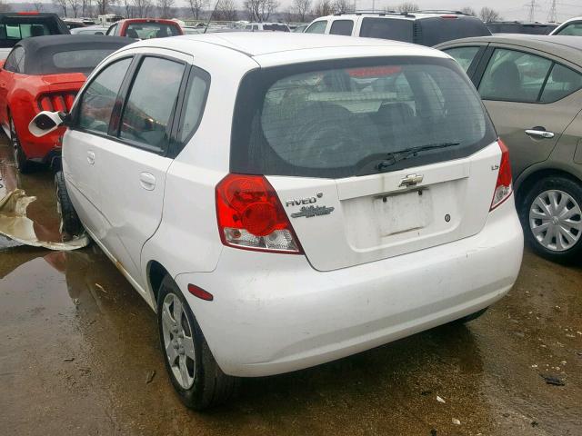 KL1TD66688B087363 - 2008 CHEVROLET AVEO BASE Ağ foto 3