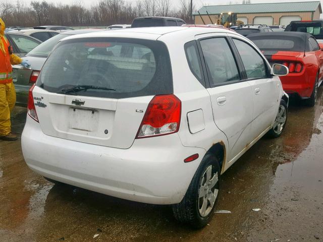 KL1TD66688B087363 - 2008 CHEVROLET AVEO BASE Ağ foto 4