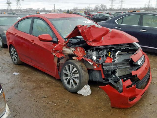 KMHCT4AE4HU339432 - 2017 HYUNDAI ACCENT SE RED photo 1