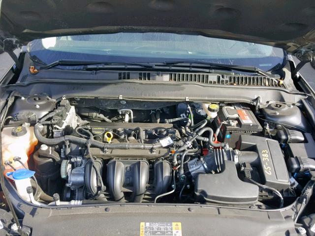 3FA6P0G76FR203191 - 2015 FORD FUSION S GRAY photo 7