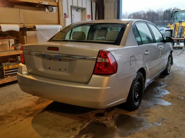 1G1ZS57F87F316139 - 2007 CHEVROLET MALIBU LS SILVER photo 4