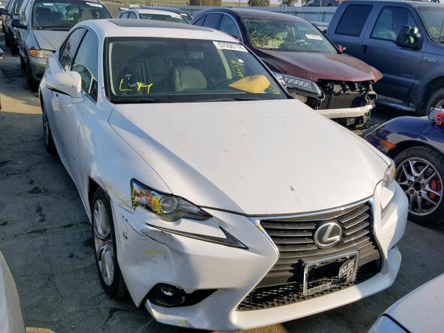 JTHBA1D20G5027590 - 2016 LEXUS IS 200T WHITE photo 1