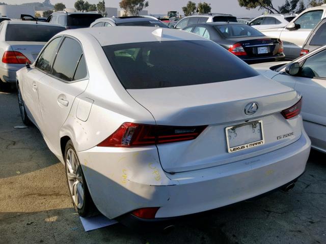 JTHBA1D20G5027590 - 2016 LEXUS IS 200T WHITE photo 3