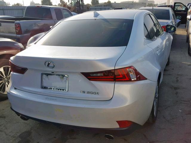 JTHBA1D20G5027590 - 2016 LEXUS IS 200T WHITE photo 4