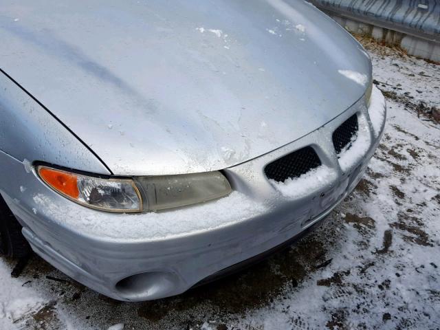 1G2WP52K22F101868 - 2002 PONTIAC GRAND PRIX ვერცხლისფერი ფოტო 9