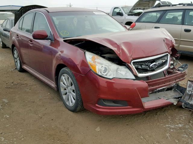 4S3BMDJ62B2232937 - 2011 SUBARU LEGACY 3.6 RED photo 1