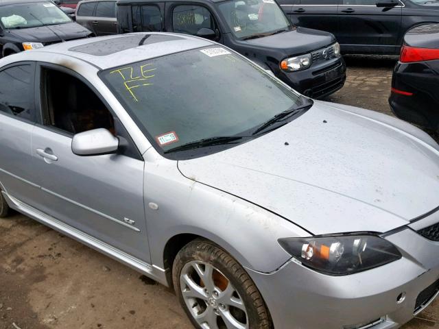 JM1BK323271659696 - 2007 MAZDA 3 S SILVER photo 9