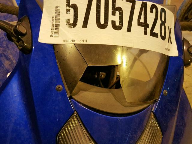 VTTGM51A852100184 - 2005 SUZUKI GS500 FK BLUE photo 9