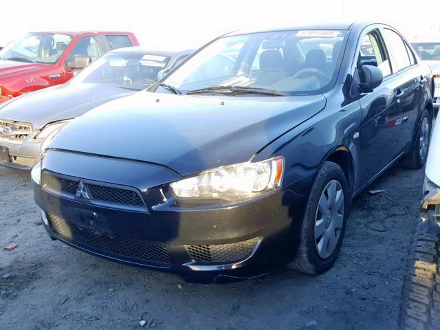 JA3AU16U98U044235 - 2008 MITSUBISHI LANCER DE BLACK photo 2