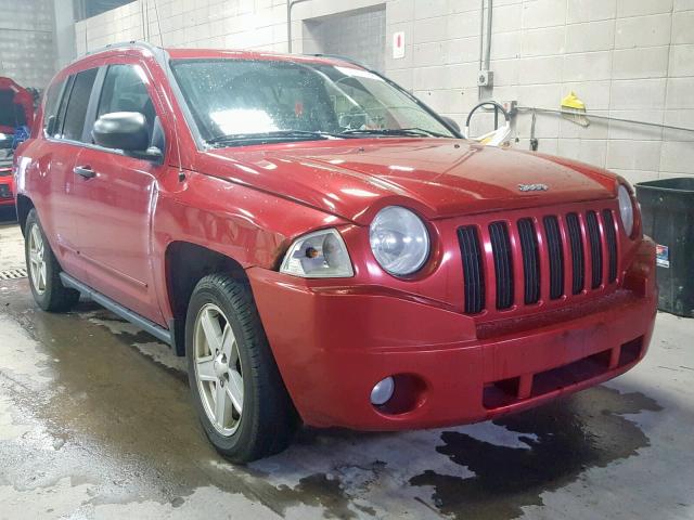 1J8FF47W08D565534 - 2008 JEEP COMPASS SP RED photo 1