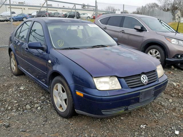 3VWSP69M62M107595 - 2002 VOLKSWAGEN JETTA GLS BLUE photo 1