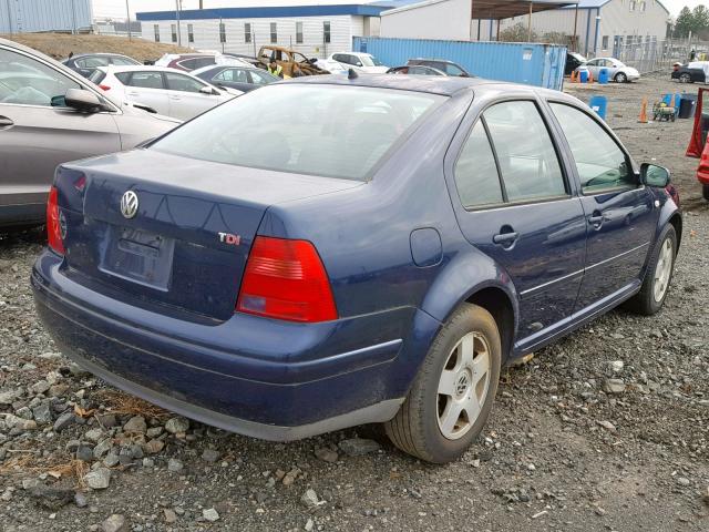 3VWSP69M62M107595 - 2002 VOLKSWAGEN JETTA GLS BLUE photo 4