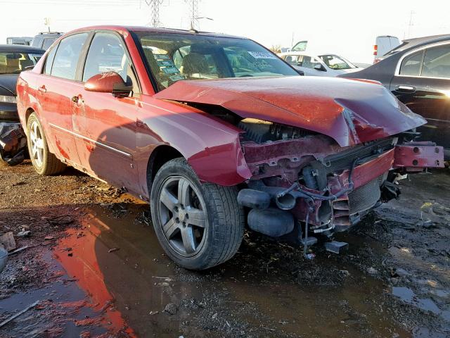 1G1ZU538X6F219850 - 2006 CHEVROLET MALIBU LTZ ბურგუნდია ფოტო 1