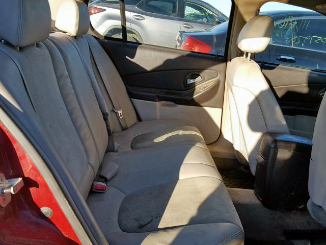 1G1ZU538X6F219850 - 2006 CHEVROLET MALIBU LTZ ბურგუნდია ფოტო 6