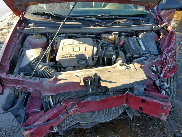 1G1ZU538X6F219850 - 2006 CHEVROLET MALIBU LTZ ბურგუნდია ფოტო 7