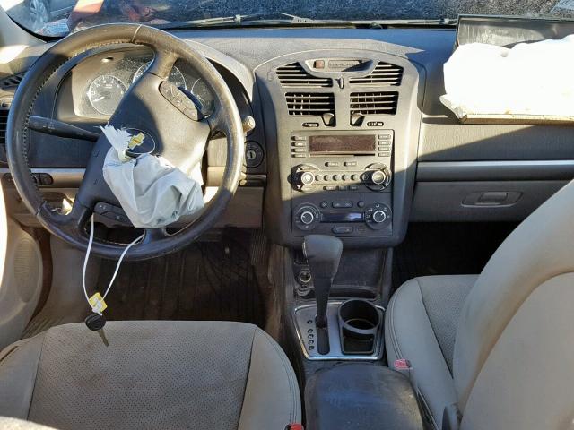 1G1ZU538X6F219850 - 2006 CHEVROLET MALIBU LTZ ბურგუნდია ფოტო 9