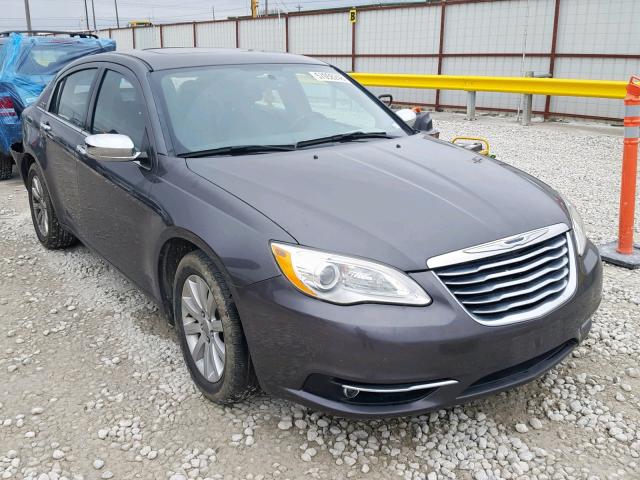 1C3CCBCG4EN179523 - 2014 CHRYSLER 200 LIMITE CHARCOAL photo 1