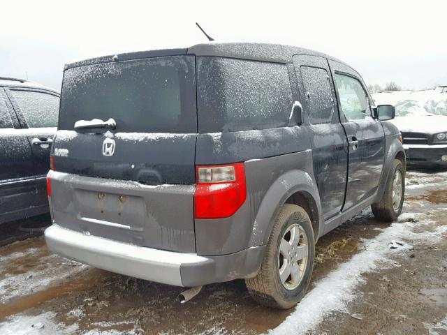 5J6YH28614L017579 - 2004 HONDA ELEMENT EX BLACK photo 4