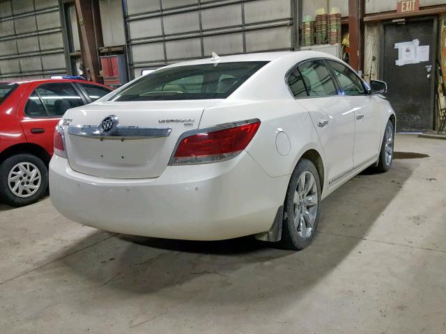 1G4GC5ED5BF361654 - 2011 BUICK LACROSSE C WHITE photo 4