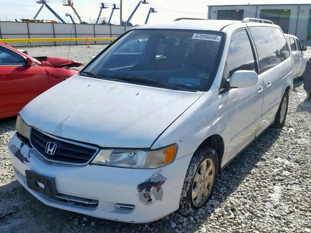 5FNRL18982B055484 - 2002 HONDA ODYSSEY EX WHITE photo 2